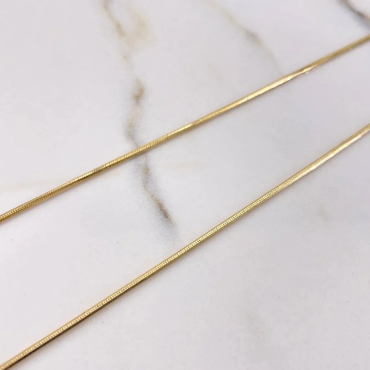 CADENA COLA DE RATON DIAMANTADA 65CM - Image 2