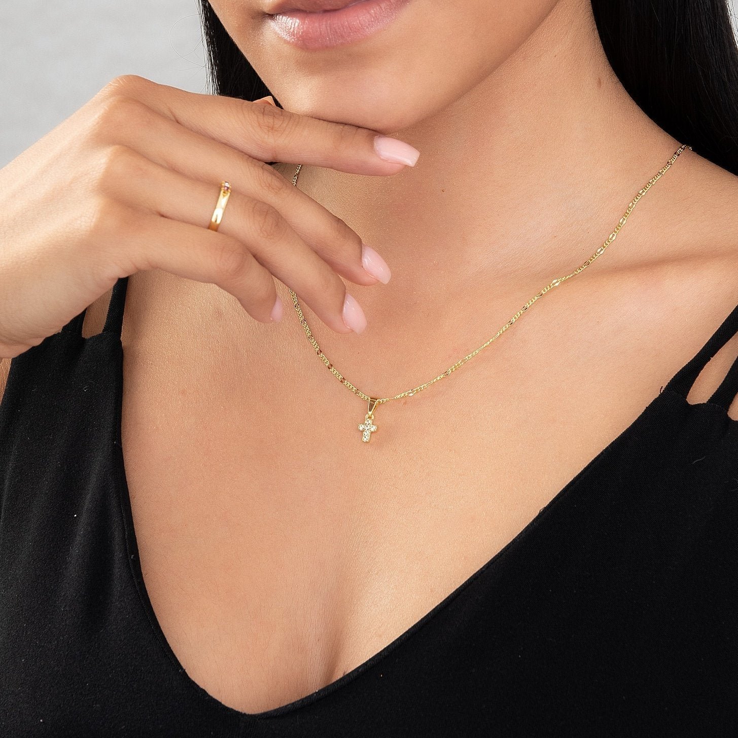 DIJE CRUZ MINI CIRCONIAS - Image 2