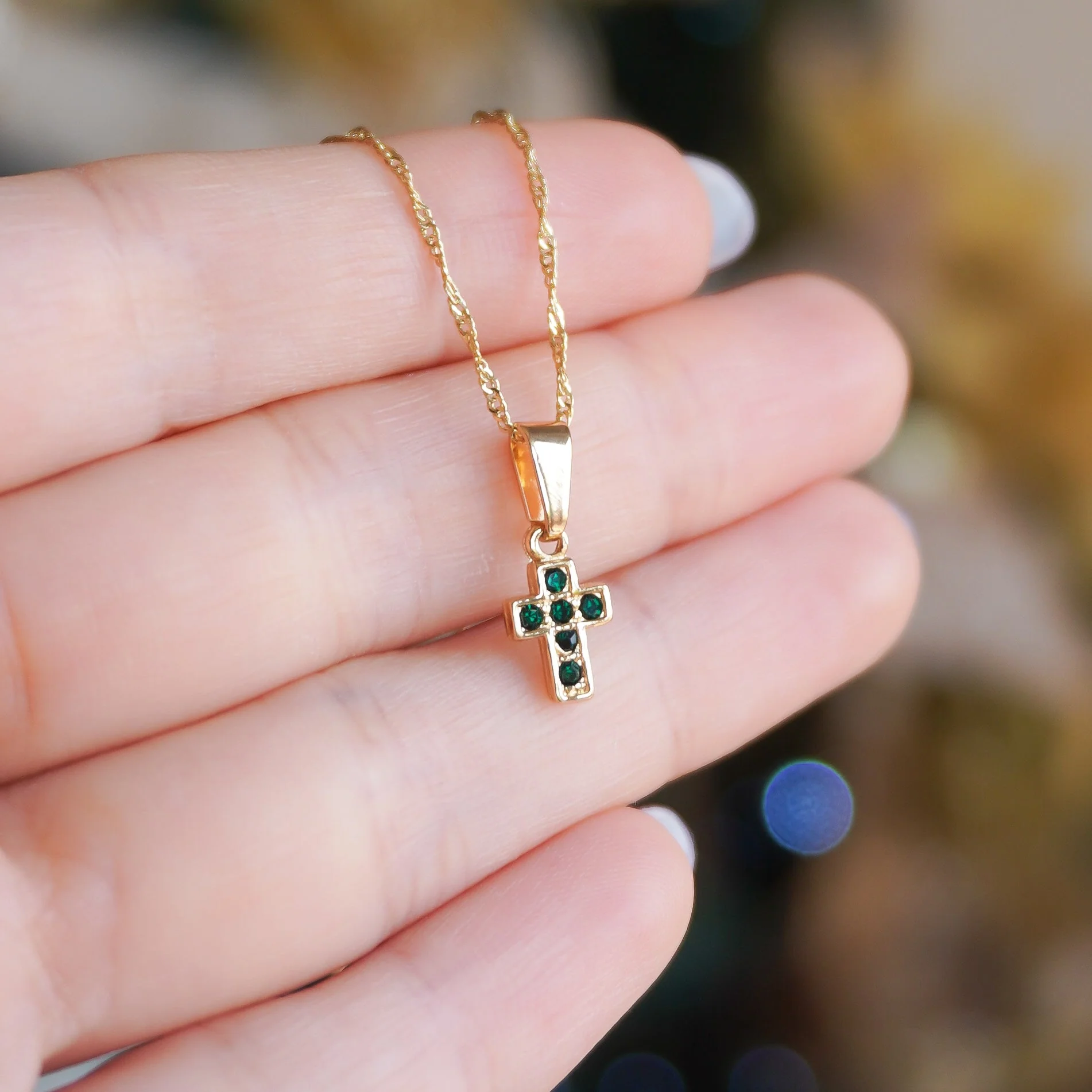 DIJE CRUZ MINI CIRCONIAS - Image 3