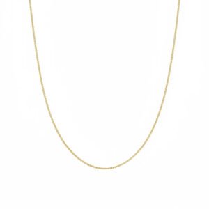 CADENA PLATA CUBANITA 1MM 6OCM