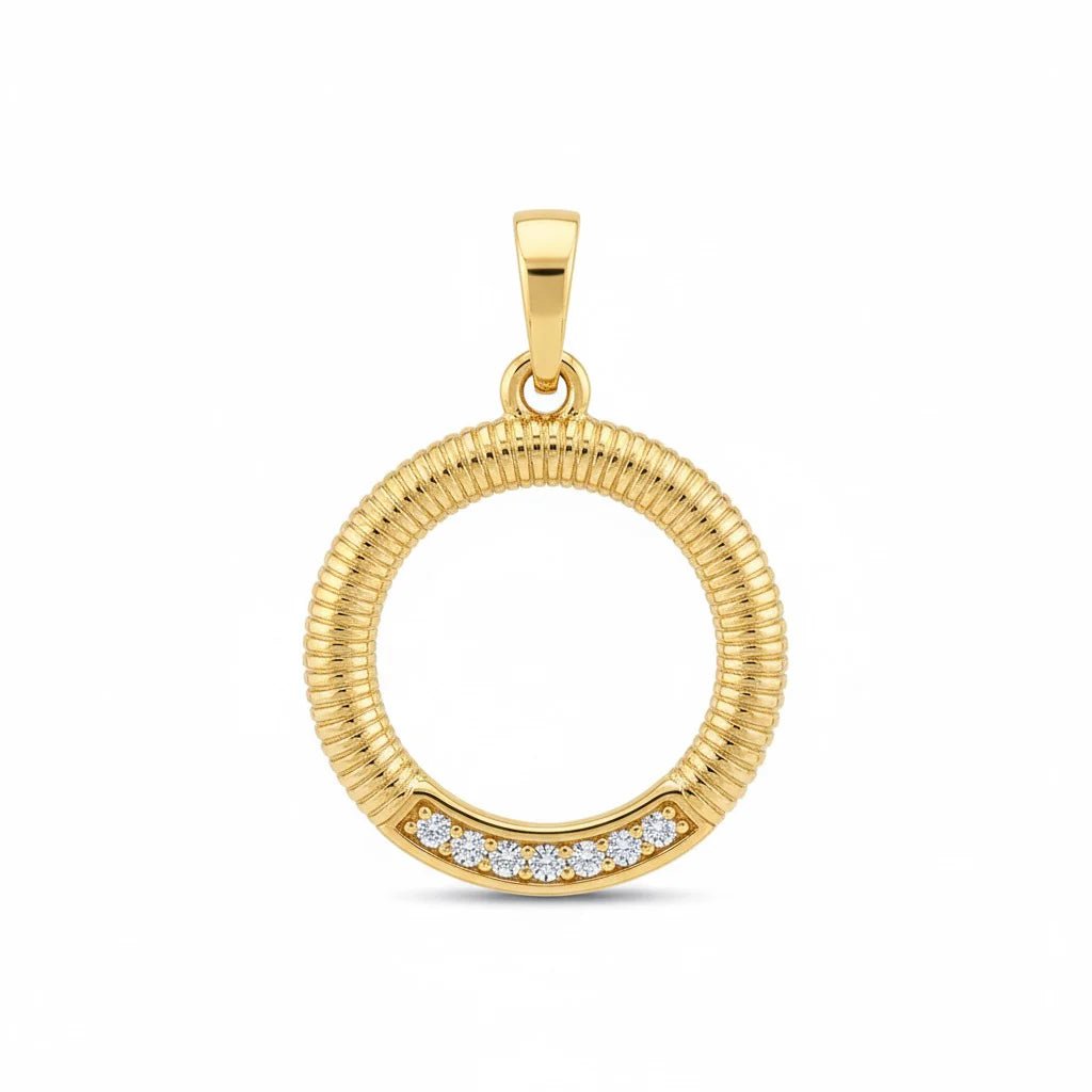 DIJE RONDEL TALLADO 1,5CM