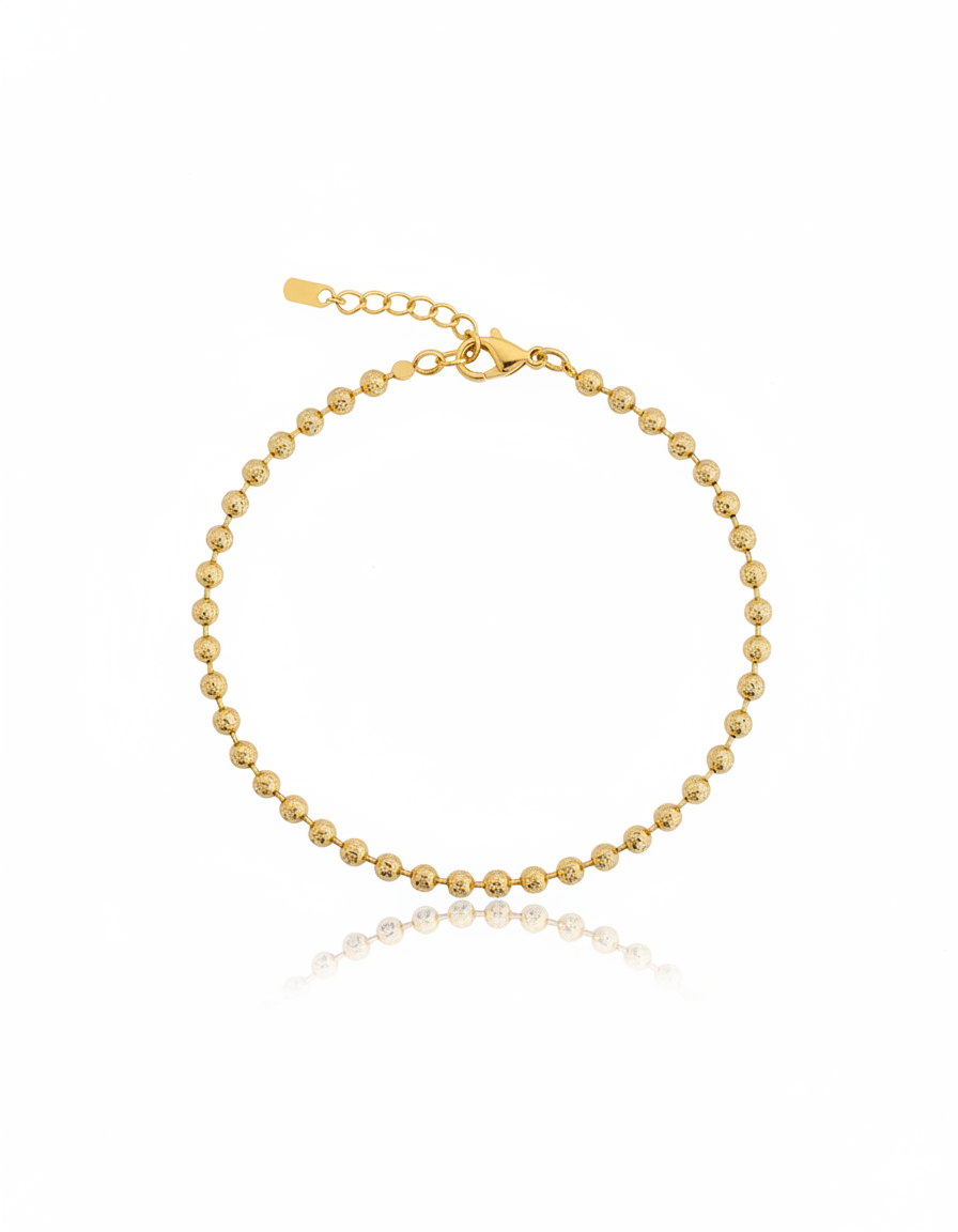 PULSERA BALIN FACETADO 17CM EXT 0.4CM