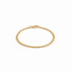 PULSERA CUBANA LIMITED GOLD 4MM 19CM