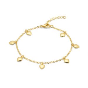 TOBILLERA CORAZONES 25CM