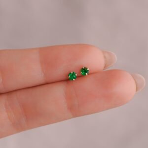 TOPO CHISPA ESMERALDA 3mm