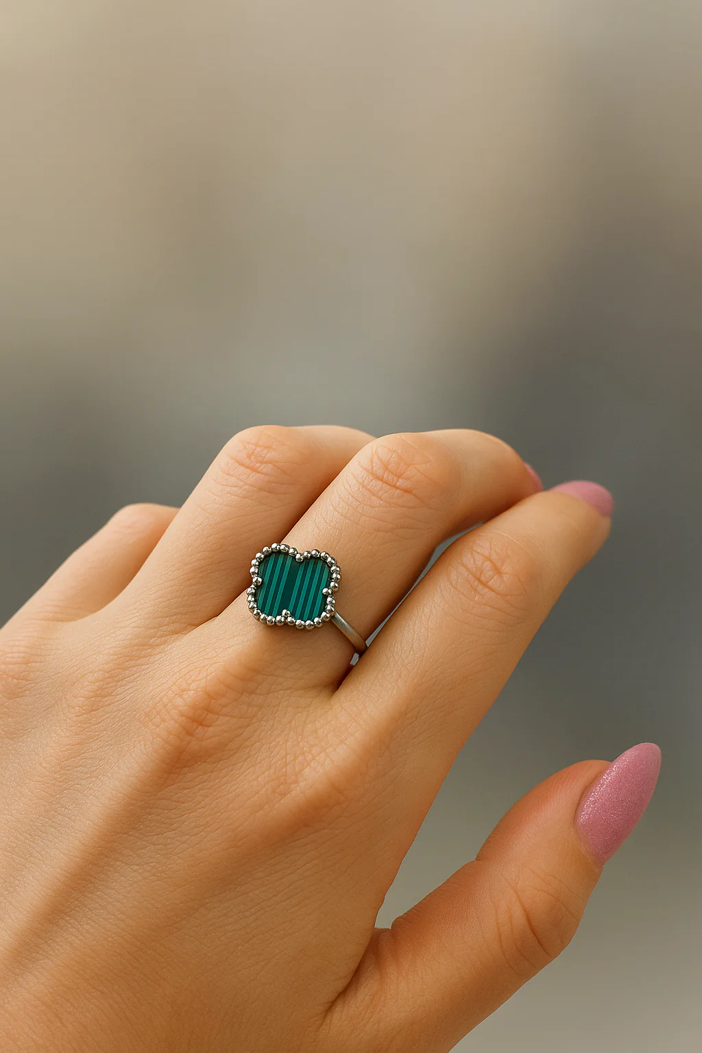 ANILLO TREBOL UNIQUE PLATA S925 - Image 2