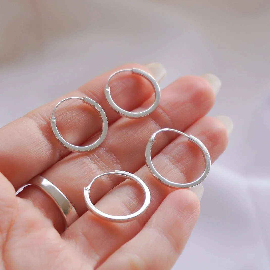 CANDONGAS TUB CUADRADA PLATA S925 - Image 2