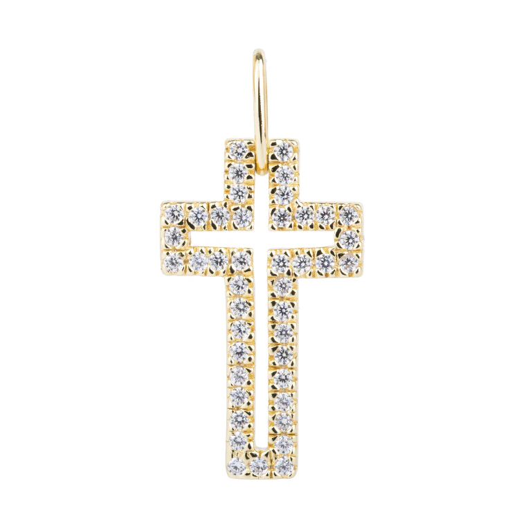 DIJE CRUZ DIAMANTE 2,2CM - Image 3