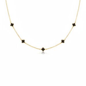 CADENA TREBOL ESPECIAL NEGRO